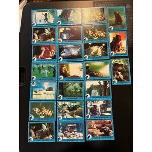 Vtg 1982  ET Extraterrestrial TRADING CARDS, 24 cards,  Universal Studios